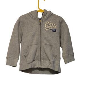 Baby GAP Gray Zip Up Hoodie 3 Years